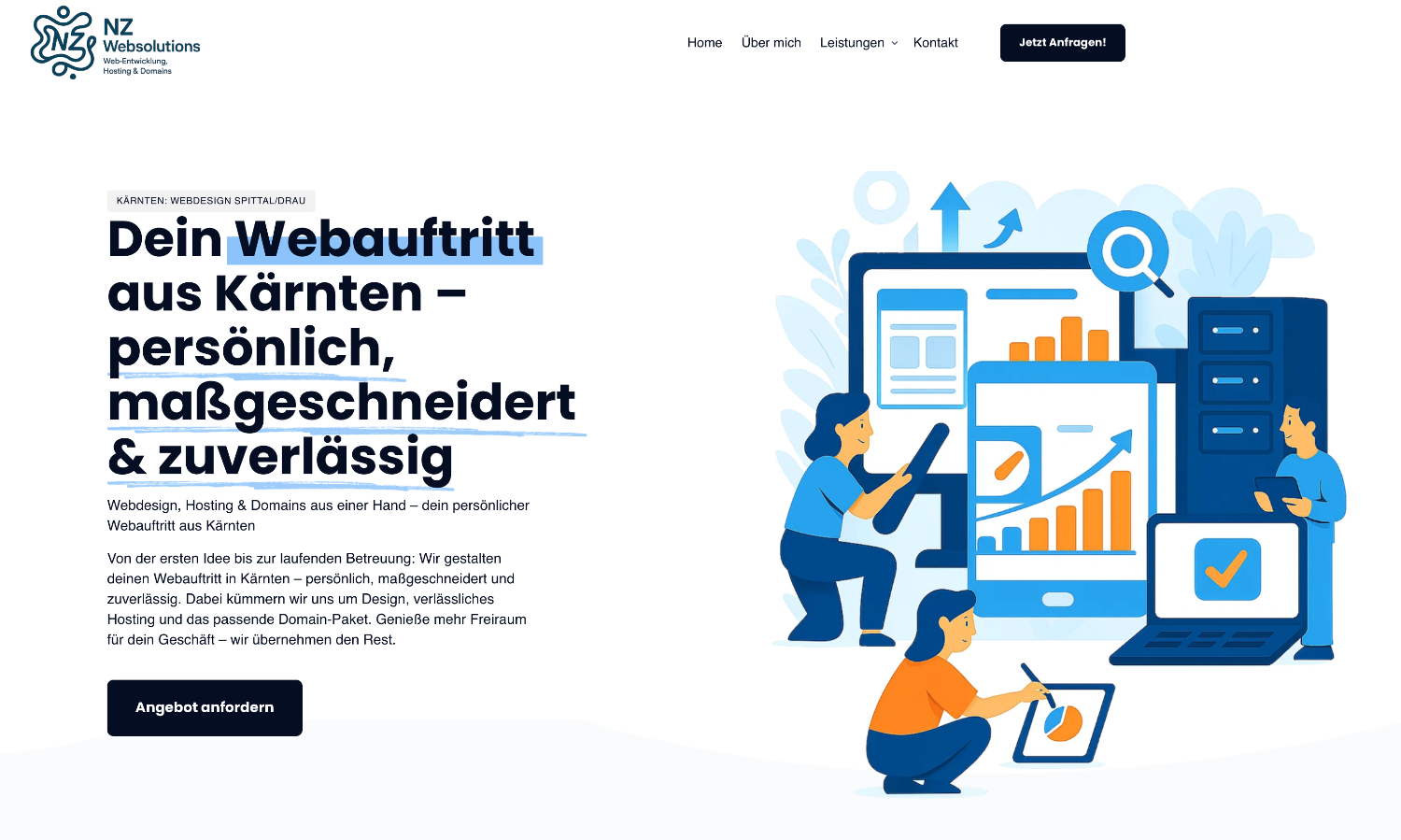 Portfolio von Noah Zlöbl - NZ-Websolutions
